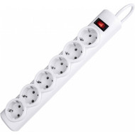 Сетевой фильтр DEFENDER DFS 153 White, 6 розеток, 3м (99490)