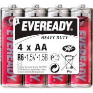 Батарейка EVEREADY Heavy Duty AA 4шт/уп