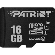 Карта памяти PATRIOT microSDHC LX 16GB UHS-I Class 10 (PSF16GMDC10)