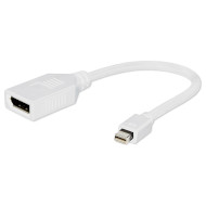 Адаптер CABLEXPERT Mini DisplayPort - DisplayPort 0.16м White (A-MDPM-DPF-001-W)