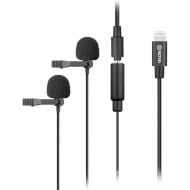 Микрофон-петличка BOYA BY-M2D Digital Dual Lavalier Microphones for iOS devices