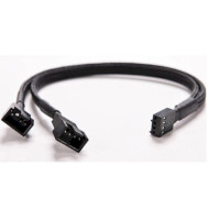 Кабель-разветвитель для вентиляторов VOLTRONIC PWM Y-cable 1x4-pin to 2x4-pin (YT-PAVR-4+4P->4P)