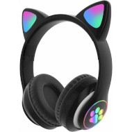 Наушники VOLTRONIC Cat Ear VZV-23MB LED Black