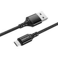 Кабель BOROFONE BX54 Ultra Bright Micro-USB 1м Black