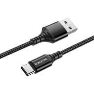 Кабель BOROFONE BX54 Ultra Bright USB-C 1м Black