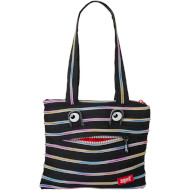 Сумка ZIPIT Monsters Tote Bag Black/Rainbow Teeth (ZBZM-1)