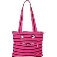 Сумка наплечная ZIPIT Monsters Tote Bag Pink Begonia/Black Teeth (ZBZM-2)