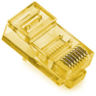 Коннектор MERLION RJ-45 UTP Cat.5e 100шт/уп Yellow (RJ45ML-YW)