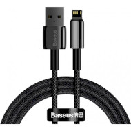 Кабель BASEUS Tungsten Gold Fast Charging Data Cable USB for Lightning 1м Black (CALWJ-01)