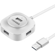 USB хаб VEGGIEG V-C242 White