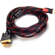 Кабель VOLTRONIC HDMI - DVI 3м Black