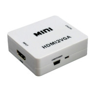 Конвертер видеосигнала VOLTRONIC Mini HDMI - VGA White (YT-CM-HDMI/VGA)