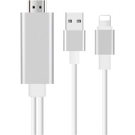 Кабель VOLTRONIC MHL Lightning - HDMI 1.8м White (OT-7522N)