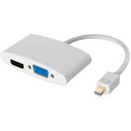 Адаптер VOLTRONIC Mini DisplayPort - VGA/HDMI White (YT-C-MNDP(M)/HDMI/VGA(F))