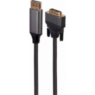 Кабель CABLEXPERT DisplayPort - DVI 1.8м Black (CC-DPM-DVIM-4K-6)