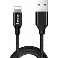 Кабель BASEUS Yiven Data Cable USB to Lightning 1.8м Black (CALYW-A01)