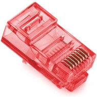 Коннектор RITAR RJ-45 UTP Cat.5e 100шт/уп Red (RJ45ML-RD)