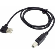 Кабель RITAR USB 2.0 AM/BM, угловой, 3м Black