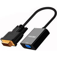 Адаптер VEGGIEG DVI - VGA Black (YT-C-D-V1B)