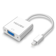 Адаптер VEGGIEG Mini DisplayPort - VGA White (YT-C-MV-W)