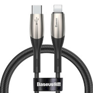 Кабель BASEUS Horizontal Data Cable Type-C for Lightning PD 18W 1м Black (CATLSP-01)