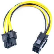 Кабель питания для видеокарты VOLTRONIC PCIe 6-pin to 8-pin (YT-PAPV-6P->8P)