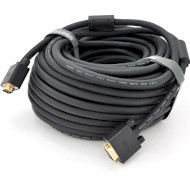 Кабель VEGGIEG VGA 30м Black (YT-VGA(M) (M)3+6VG-30)