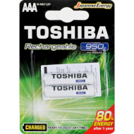 Аккумулятор TOSHIBA Rechargeable AAA 950mAh 2шт/уп (00156699)