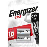 Батарейка ENERGIZER Lithium CR123A 2шт/уп (E300783702)