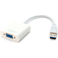 Адаптер VOLTRONIC USB - VGA White