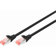 Патч-корд DIGITUS SSTP Cat.6 CU 1м Black (DK-1644-010/BL)