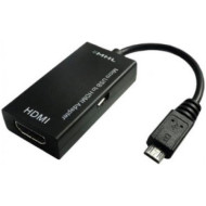 Адаптер OEM MHL Micro-USB - HDMI Black (MH-MHL 11P/HDMI)