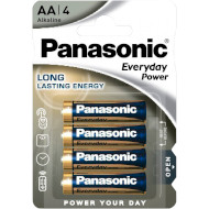 Батарейка PANASONIC Everyday Power AA 4шт/уп (LR6REE/4BP)
