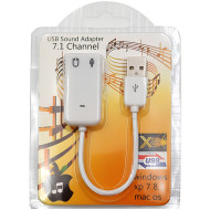 Внешняя звуковая карта USB Virtual 7.1 (B00516)