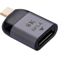 Адаптер VINGA USB-C - DisplayPort Gray (VCPATCDP4C)