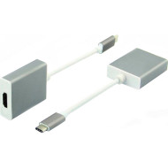 Адаптер USB-C to HDMI Silver (S0634)
