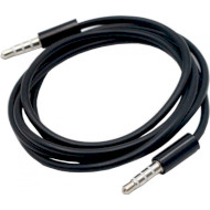 Кабель mini-jack 3.5mm 1м Black (S0501)