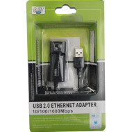 Сетевой адаптер USB 2.0 to Ethernet RJ45 1000Mbps Realtek (B00216)