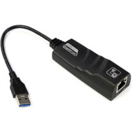 Сетевой адаптер USB 3.0 to Ethernet RJ45 1000Mbps Realtek (B00365)