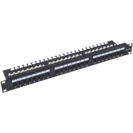 Патч-панель KINGDA 1U 19" 24-port UTP Cat.5e (KD-PP34-UTP-C5E-24P)