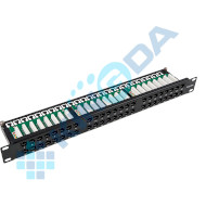 Патч-панель KINGDA 1U 19" 48-port UTP Cat.5e (KD-PP37-UTP-C5E-48P)