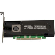 Контроллер FRIME PCIe x16 to 4 x M.2 (M Key) (ECF-PCIETOSSD014.LP)