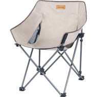 Стул кемпинговый NATUREHIKE Aluminum Folding Half Moon Chair 600D Oxford Khaki (NH20JJ022-KH)