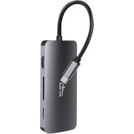 Порт-репликатор MEDIA-TECH 8-in-1 USB-C Hub Pro MT5044