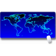 Коврик для мыши VOLTRONIC Карта Мира 300x700 Blue (SJDT-12)