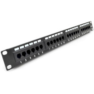 Патч-панель PIPO 1U 19" 24-port UTP Cat.5e в сборе (PP245191U)