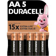 Батарейка DURACELL Basic AA 5шт/уп (5006188)