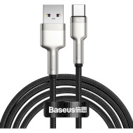 Кабель BASEUS Cafule Metal Data Cable USB to Type-C 66W 2м Black (CAKF000201)