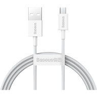 Кабель BASEUS Superior Series Fast Charging Data Cable USB to Micro 2A 1м White (CAMYS-02)