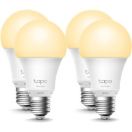 Умная лампа TP-LINK TAPO L510E Smart Wi-Fi Dimmable Light Bulb E27 8.7W 2700K 4шт